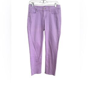 White House Black Market Women’s Lavender Jeans, Slim Ankle, Size 6R